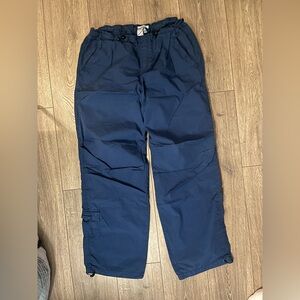 Garage Pull-on Parachute Pants. Navy. Size M